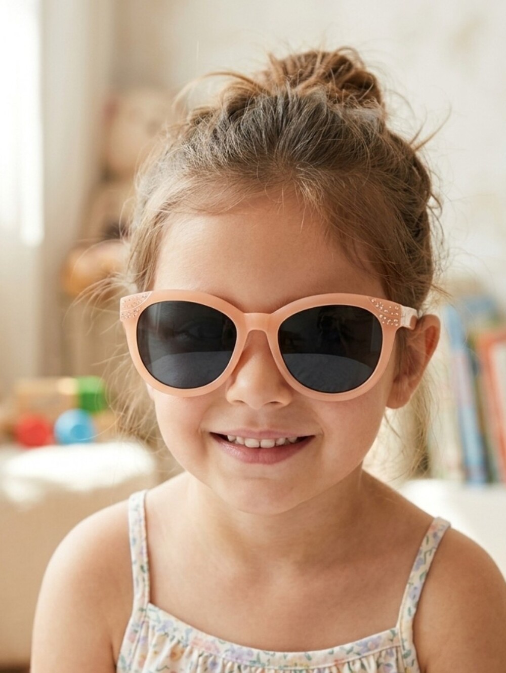 Foster Grant Retro Style Cat-Eye Sparkle Sunglasses Kids/Girls/Women's